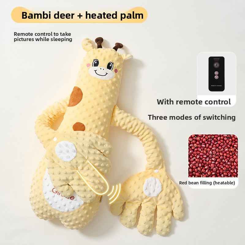Doudou Apaisant Bébé – Peluche Musicale Anti-Bactérienne avec Chaleur Abdominale