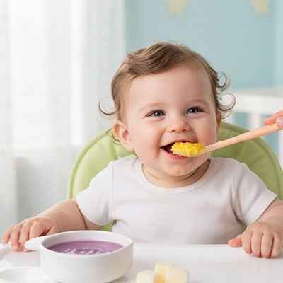 Cuillère Bébé | Ergonomique Silicone Sans BPA