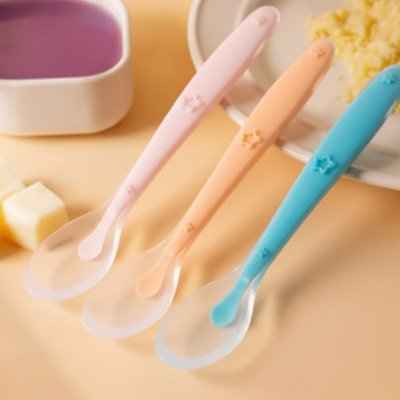 Cuillère Bébé | Ergonomique Silicone Sans BPA