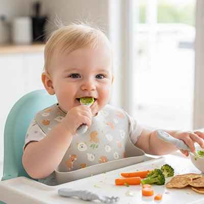 Cuillère bébé ergonomique | Apprentissage Autonomie