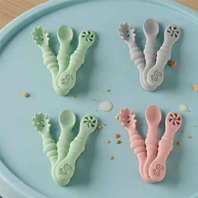 Cuillère bébé ergonomique | Apprentissage Autonomie