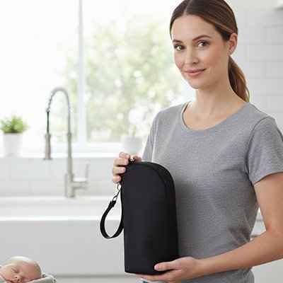 Porte-biberon isotherme pour bébé