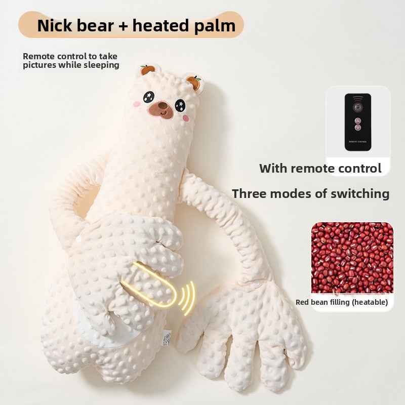 Doudou Apaisant Bébé – Peluche Musicale Anti-Bactérienne avec Chaleur Abdominale
