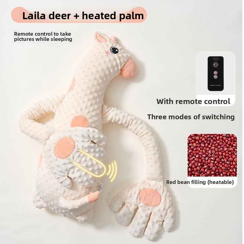 Doudou Apaisant Bébé – Peluche Musicale Anti-Bactérienne avec Chaleur Abdominale