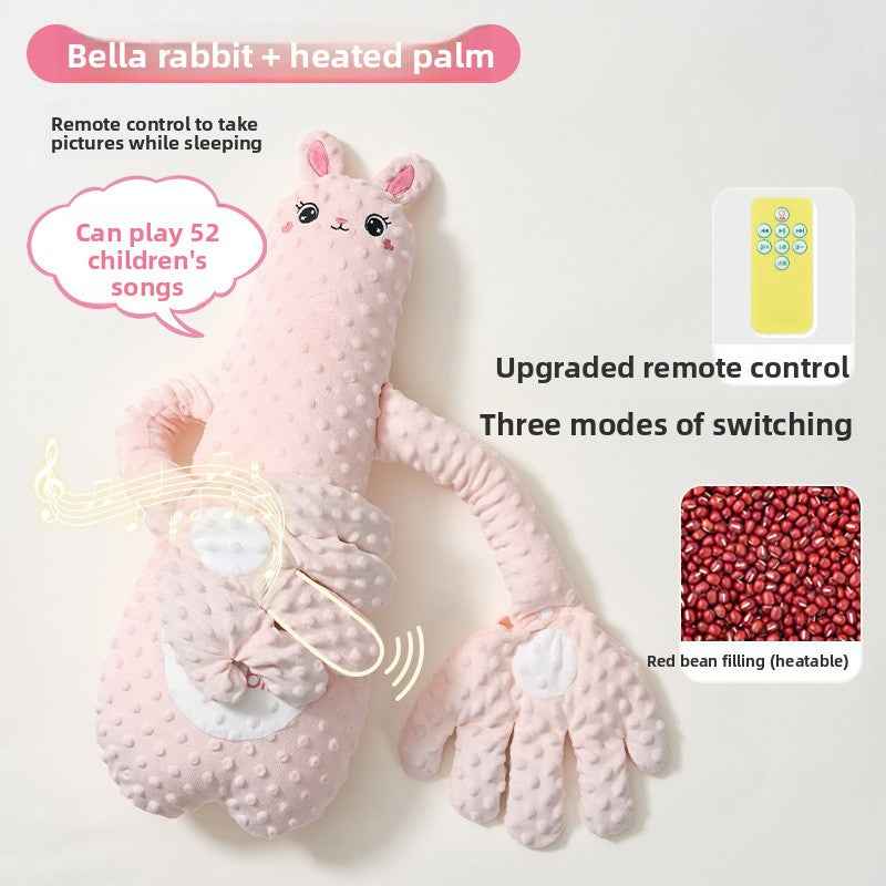 Doudou Apaisant Bébé – Peluche Musicale Anti-Bactérienne avec Chaleur Abdominale