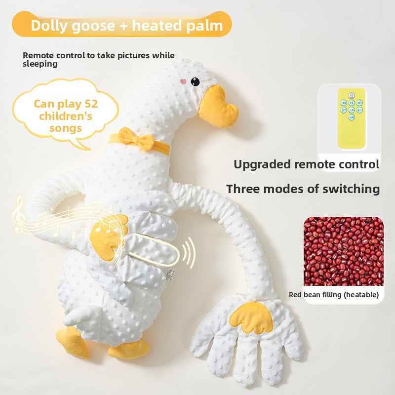 Doudou Apaisant Bébé – Peluche Musicale Anti-Bactérienne avec Chaleur Abdominale