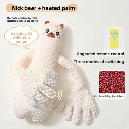 Doudou Apaisant Bébé – Peluche Musicale Anti-Bactérienne avec Chaleur Abdominale